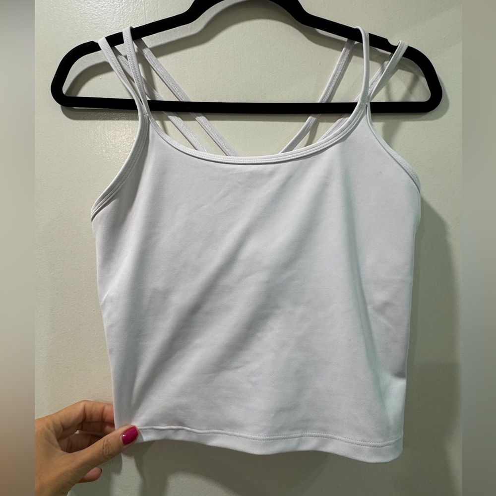 Lilybod White Strappy Active Tank